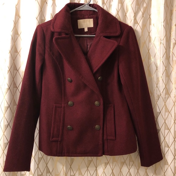 Banana Republic Jackets & Blazers - Maroon Banana Republic Coat